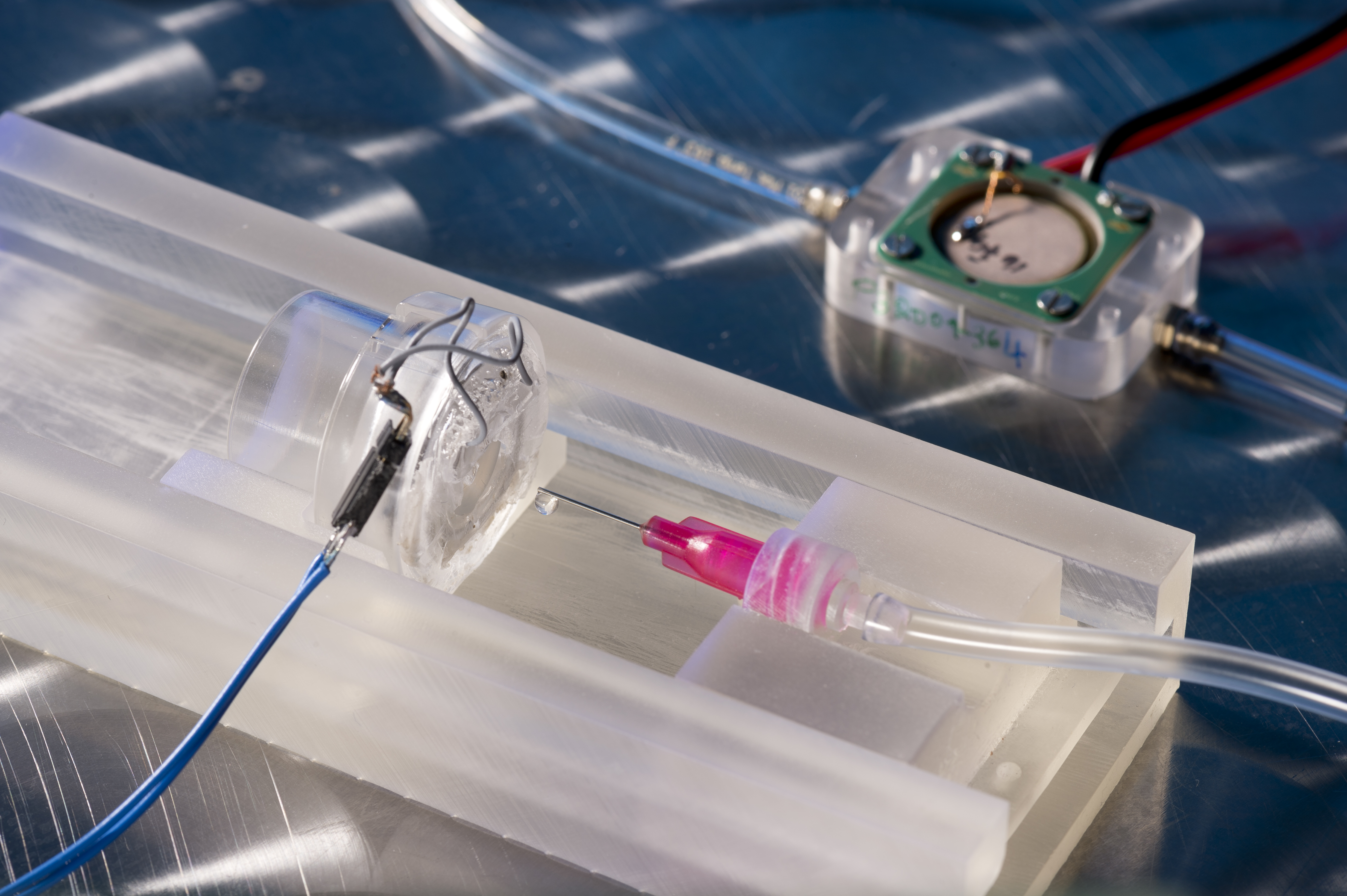 4D Haler Aerosolsensor, der im Fraunhofer-Projekt 4D Haler entwickelt wurde. 